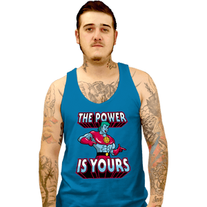 Shirts Tank Top, Unisex / Small / Sapphire The Power Is Yours
