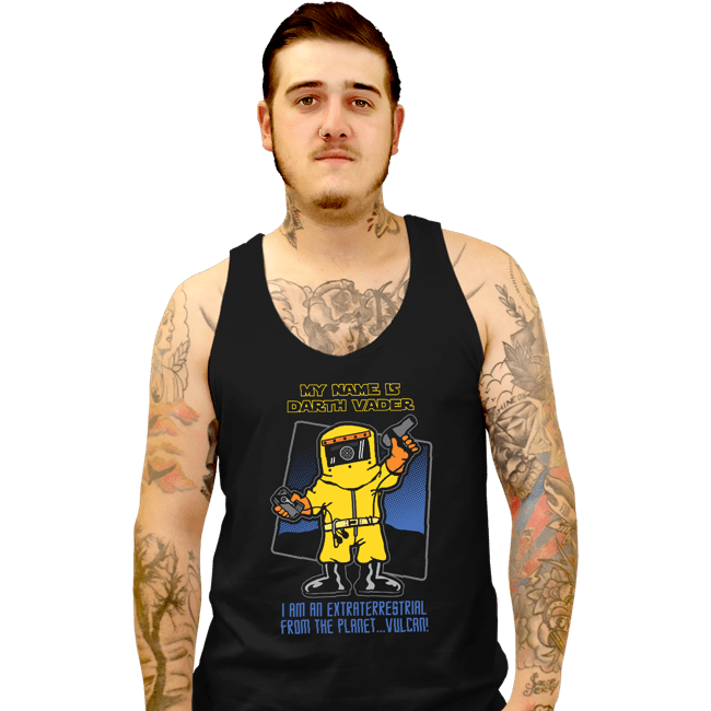 Secret_Shirts Tank Top, Unisex / Small / Black Vader From Vulcan