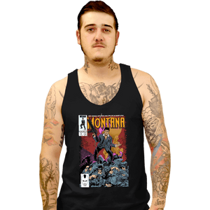 Daily_Deal_Shirts Tank Top, Unisex / Small / Black Montana Comics