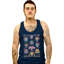 Load image into Gallery viewer, Shirts Tank Top, Unisex / Small / Navy A Senshi Family Christmas
