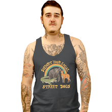 Load image into Gallery viewer, Shirts Tank Top, Unisex / Small / Charcoal Street Dogs
