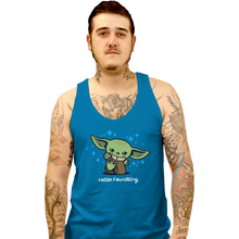 Load image into Gallery viewer, Shirts Tank Top, Unisex / Small / Sapphire Hello Foundling

