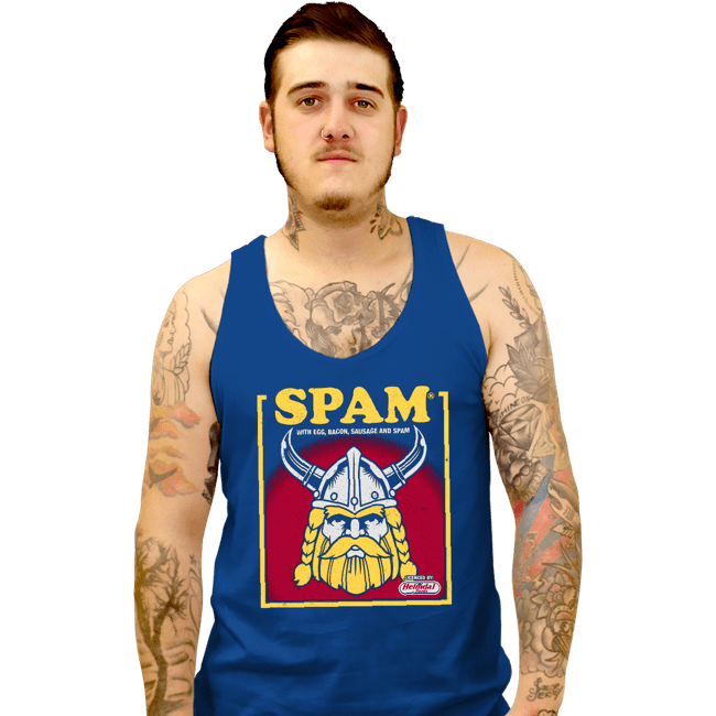 Daily_Deal_Shirts Tank Top, Unisex / Small / Royal Blue Spam