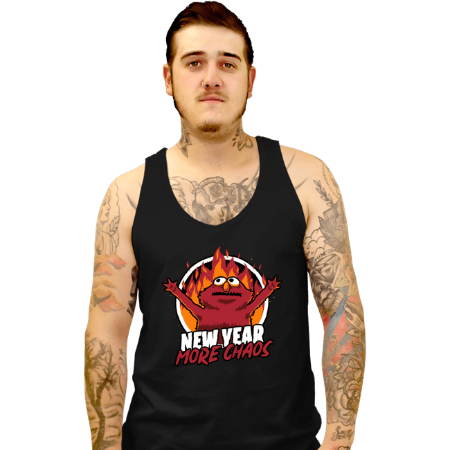 Daily_Deal_Shirts Tank Top, Unisex / Small / Black New Year More Chaos