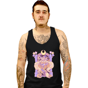 Shirts Tank Top, Unisex / Small / Black Sailor Halloween Moon