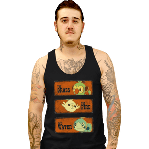 Shirts Tank Top, Unisex / Small / Black The Grass, The Fire, And The Water