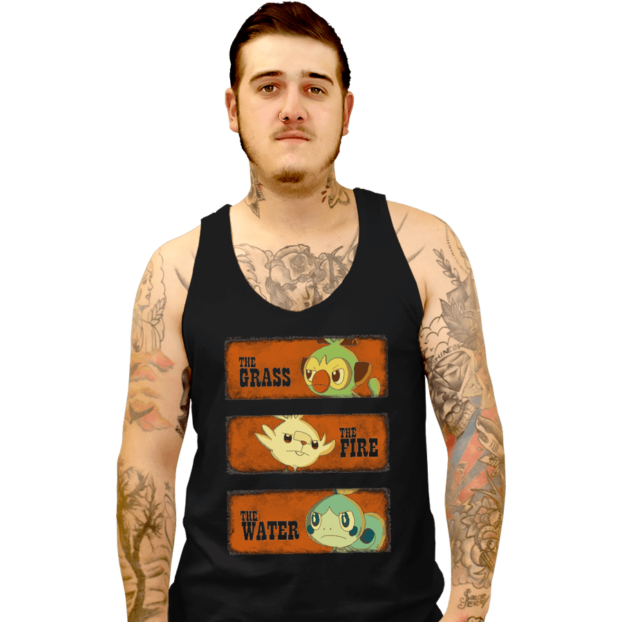 Shirts Tank Top, Unisex / Small / Black The Grass, The Fire, And The Water