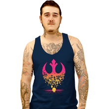 Load image into Gallery viewer, Daily_Deal_Shirts Tank Top, Unisex / Small / Navy Fractured Rebellion 1984
