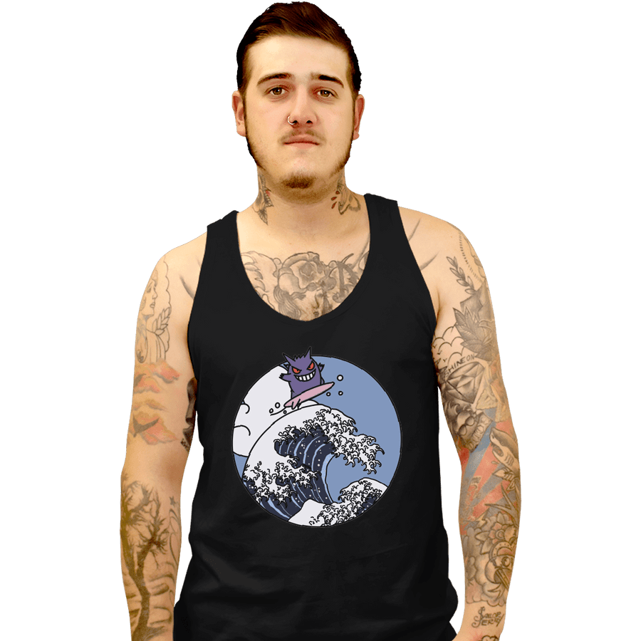 Shirts Tank Top, Unisex / Small / Black Surfing Gengar
