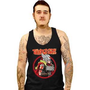 Secret_Shirts Tank Top, Unisex / Small / Black Thundergirl