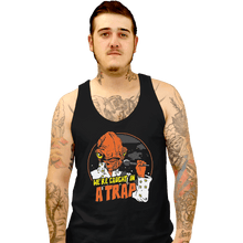 Load image into Gallery viewer, Shirts Tank Top, Unisex / Small / Black Caught In A Trap
