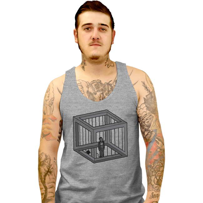 Shirts Tank Top, Unisex / Small / Sports Grey Escher's Jail
