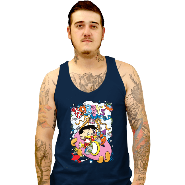 Secret_Shirts Tank Top, Unisex / Small / Navy Bobby's World