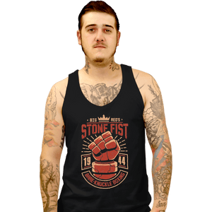 Shirts Tank Top, Unisex / Small / Black Stone Fist Boxing