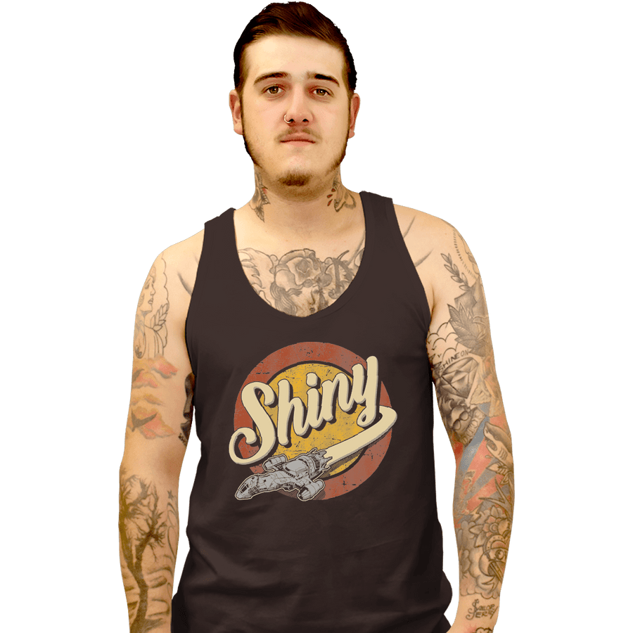 Shirts Tank Top, Unisex / Small / Black Shiny