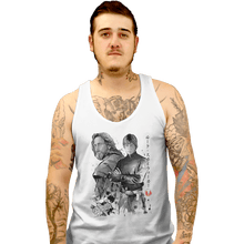 Load image into Gallery viewer, Shirts Tank Top, Unisex / Small / White Old And Young Jedi
