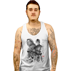 Shirts Tank Top, Unisex / Small / White Old And Young Jedi