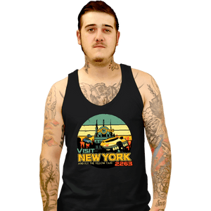 Daily_Deal_Shirts Tank Top, Unisex / Small / Black Visit New York