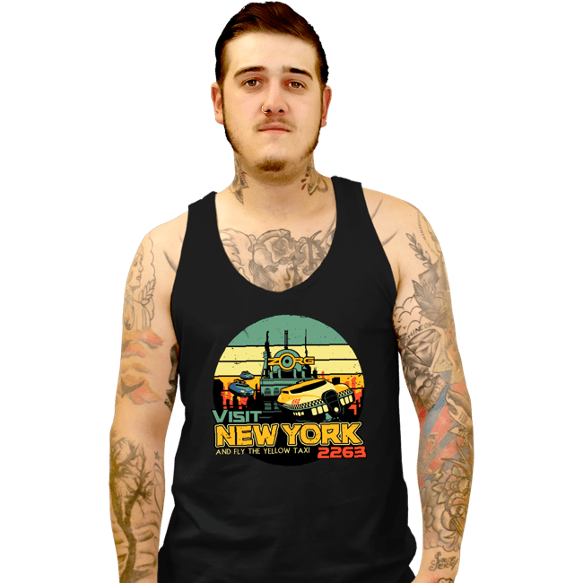 Daily_Deal_Shirts Tank Top, Unisex / Small / Black Visit New York