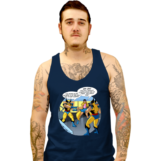 Secret_Shirts Tank Top, Unisex / Small / Navy Will the Real Wolverine Please Stand Up