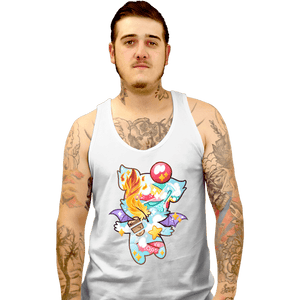 Shirts Tank Top, Unisex / Small / White Magical Silhouettes - Moogle