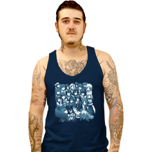 Load image into Gallery viewer, Secret_Shirts Tank Top, Unisex / Small / Navy Anime Night
