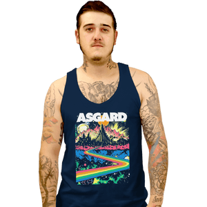 Shirts Tank Top, Unisex / Small / Navy Visit Asgard