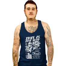 Load image into Gallery viewer, Daily_Deal_Shirts Tank Top, Unisex / Small / Navy Mando Space Lines
