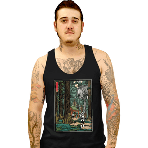 Daily_Deal_Shirts Tank Top, Unisex / Small / Black Galactic Empire In A Forest