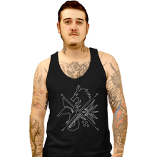 Load image into Gallery viewer, Shirts Tank Top, Unisex / Small / Black Minimal Witcher
