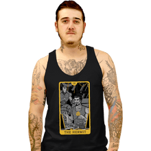 Load image into Gallery viewer, Shirts Tank Top, Unisex / Small / Black Tarot The Iron Hermit
