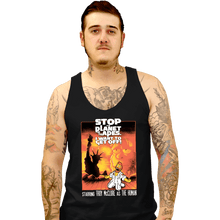Load image into Gallery viewer, Secret_Shirts Tank Top, Unisex / Small / Black Stop The Planet Of The Apes!
