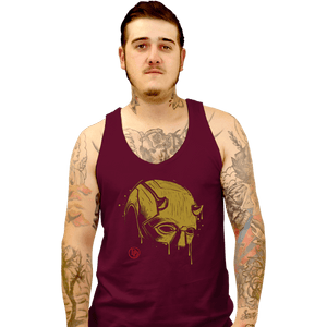 Daily_Deal_Shirts Tank Top, Unisex / Small / Maroon DevilMask