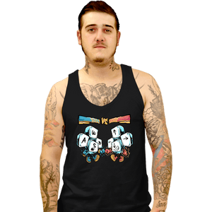 Daily_Deal_Shirts Tank Top, Unisex / Small / Black Direction Fight
