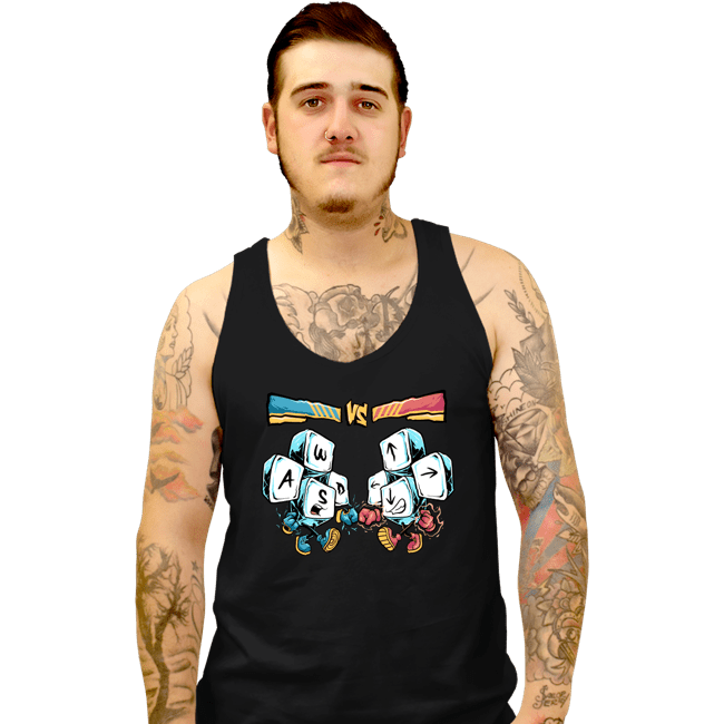 Daily_Deal_Shirts Tank Top, Unisex / Small / Black Direction Fight