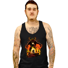 Load image into Gallery viewer, Daily_Deal_Shirts Tank Top, Unisex / Small / Black You Shall Not Pass, Krampus!
