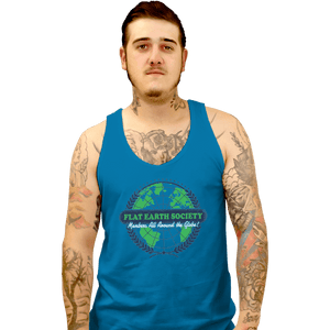 Shirts Tank Top, Unisex / Small / Sapphire Around The Globe