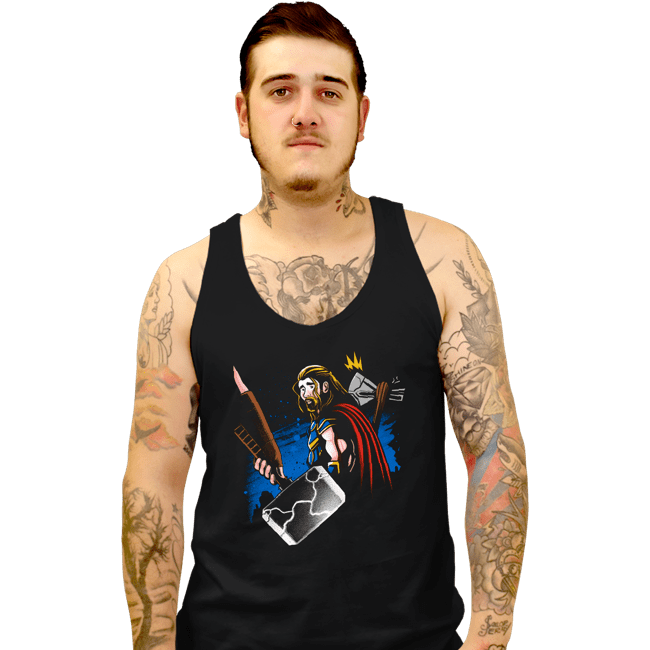 Daily_Deal_Shirts Tank Top, Unisex / Small / Black The Hammer Returns