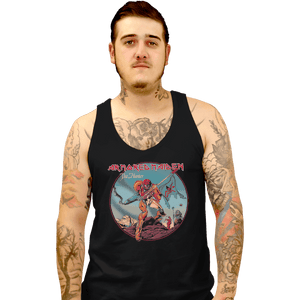 Shirts Tank Top, Unisex / Small / Black Armored Maiden