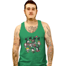 Load image into Gallery viewer, Shirts Tank Top, Unisex / Small / Irish Green Fireflys

