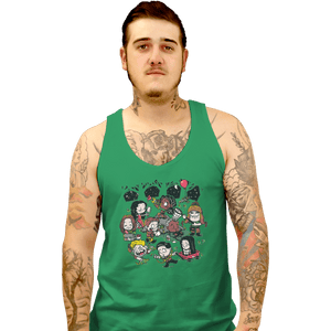 Shirts Tank Top, Unisex / Small / Irish Green Fireflys