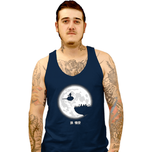 Shirts Tank Top, Unisex / Small / Navy Don't Look At The Full Moon