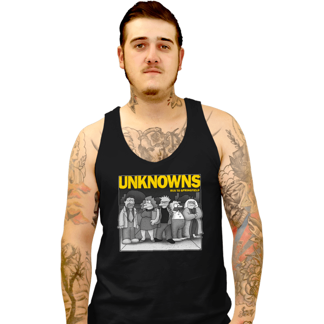 Daily_Deal_Shirts Tank Top, Unisex / Small / Black Unknowns