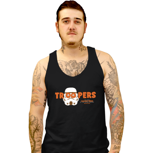 Shirts Tank Top, Unisex / Small / Black Troopers