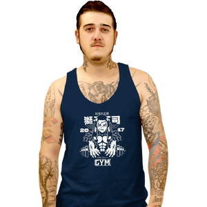 Shirts Tank Top, Unisex / Small / Navy Tsukasa Stone Fitness