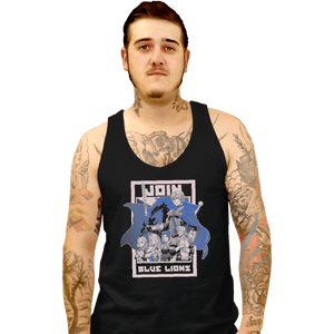 Shirts Tank Top, Unisex / Small / Black Join Blue Lions