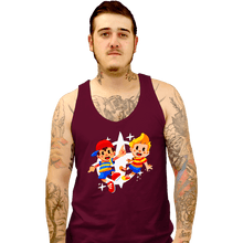 Load image into Gallery viewer, Secret_Shirts Tank Top, Unisex / Small / Maroon Lucas &amp; Ness
