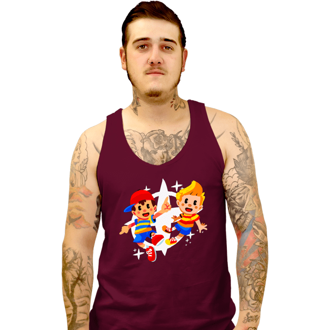 Secret_Shirts Tank Top, Unisex / Small / Maroon Lucas & Ness
