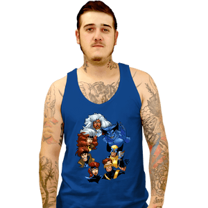 Daily_Deal_Shirts Tank Top, Unisex / Small / Royal Blue X-Men 30th