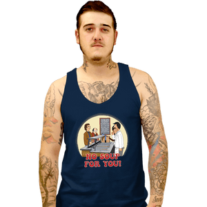 Daily_Deal_Shirts Tank Top, Unisex / Small / Navy Seinfeld's Soup